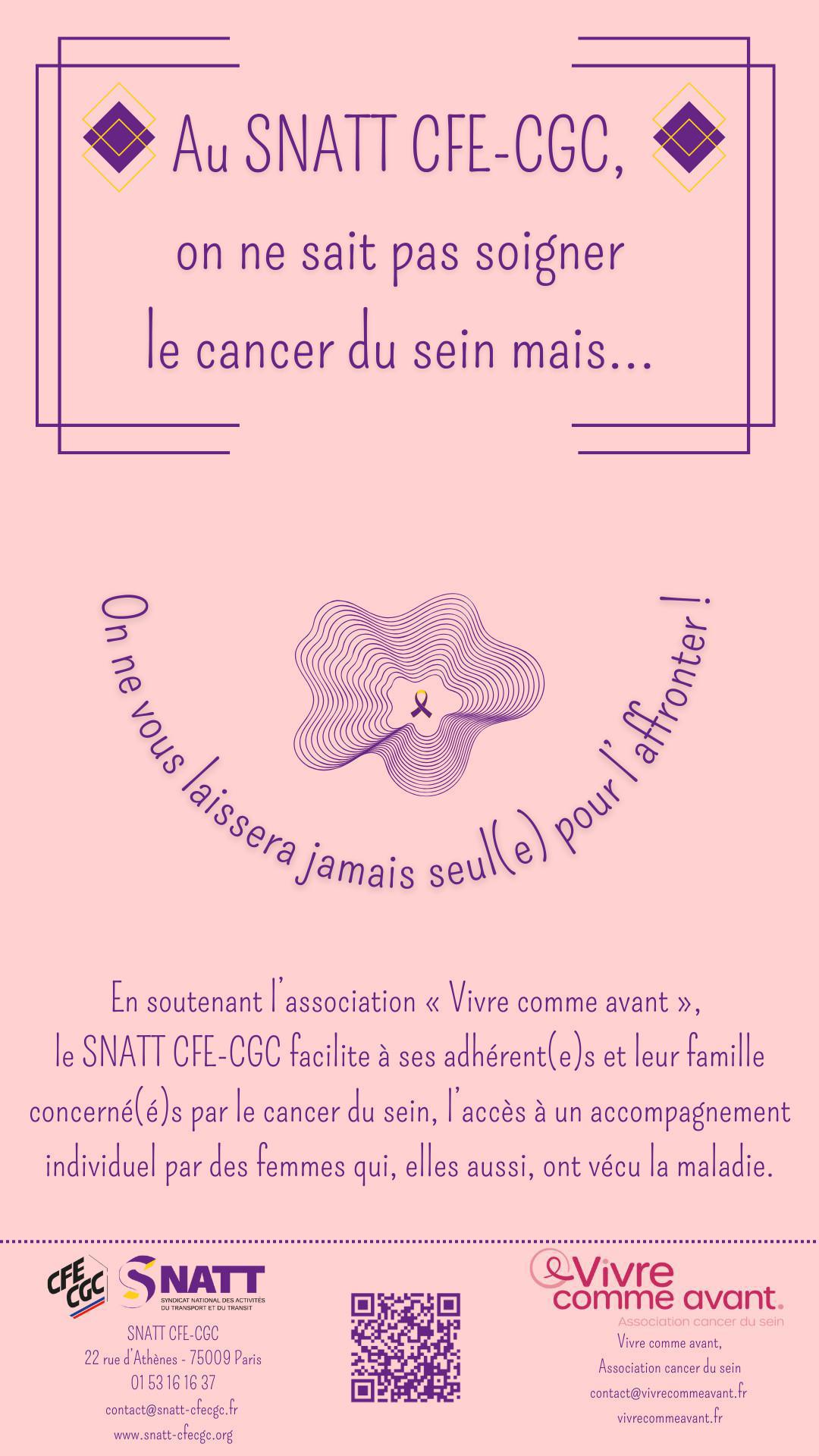 Partenariat / Association cancer du sein Partenariat / Association cancer du sein