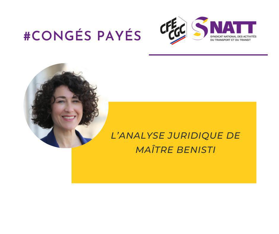 Analyse juridique #1 : Congés payés Analyse juridique #1 : Congés payés