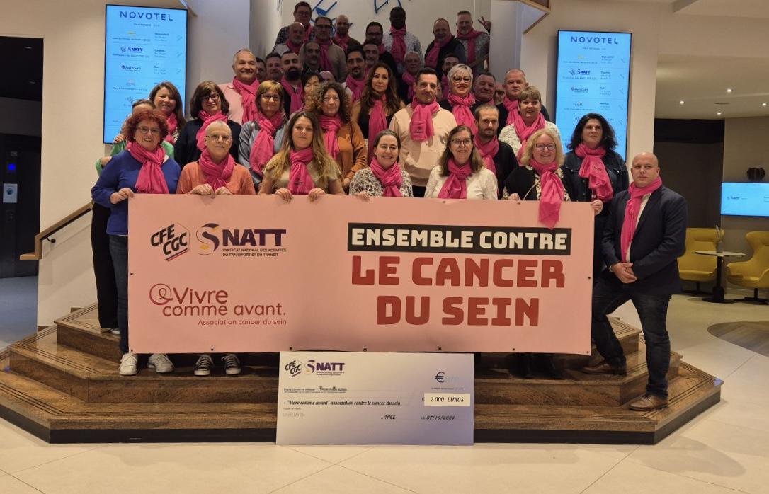Octobre rose : le SNATT poursuit son engagement contre le cancer du sein Octobre rose : le SNATT poursuit son engagement contre le cancer du sein