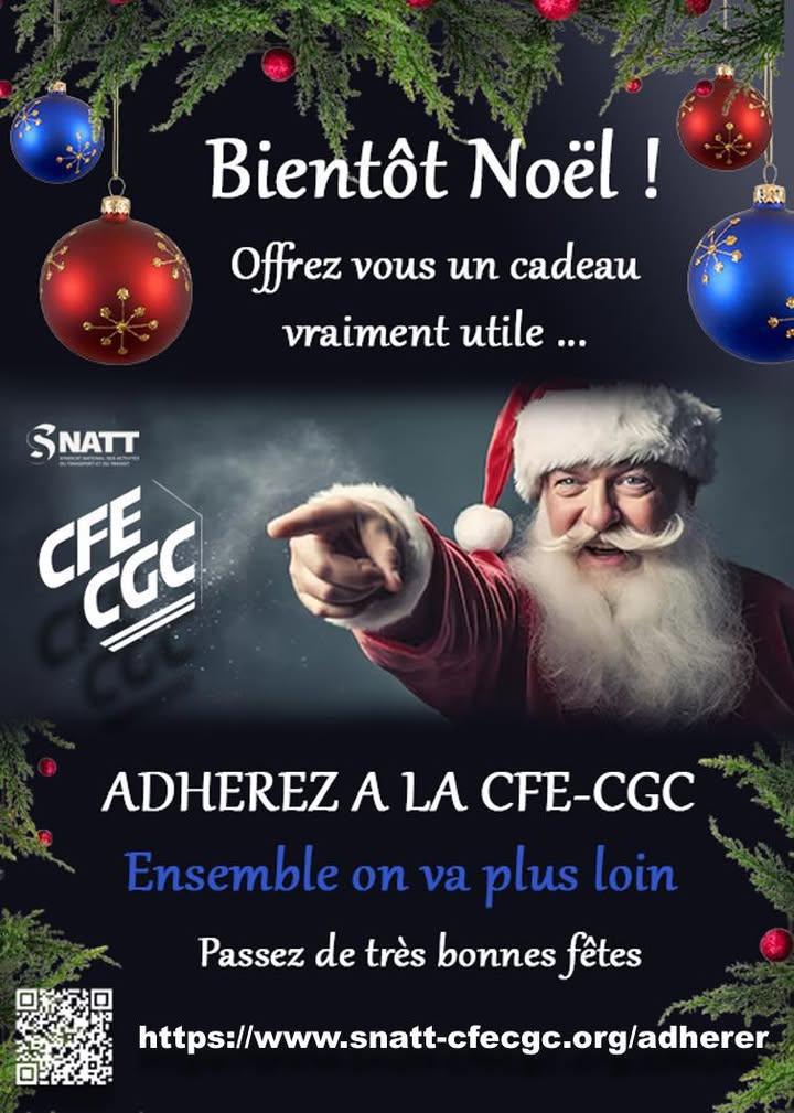 đ AdhĂ©rent(e)s du SNATT CFE-CGC, faites rayonner vos valeurs ! đ đ AdhĂ©rent(e)s du SNATT CFE-CGC, faites rayonner vos valeurs ! đ