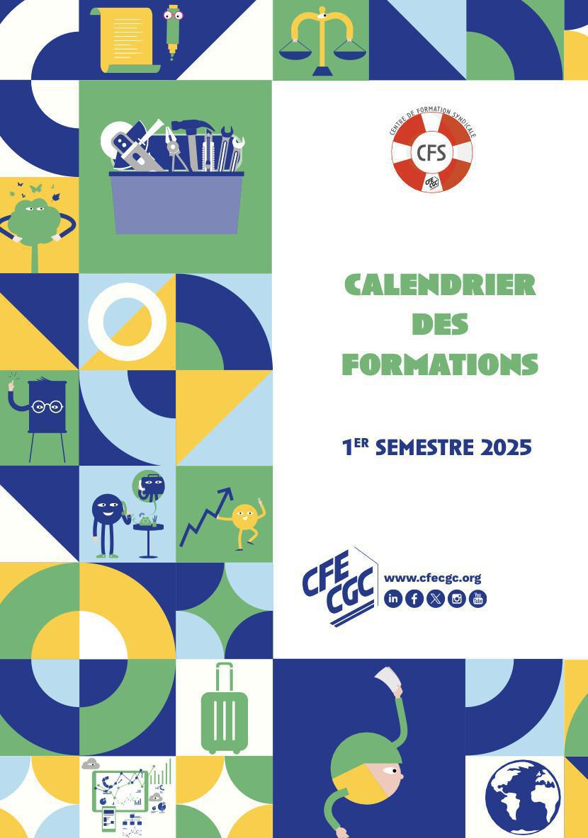 Découvrez le catalogue des formations syndicales du 1er semestre 2025 Découvrez le catalogue des formations syndicales du 1er semestre 2025