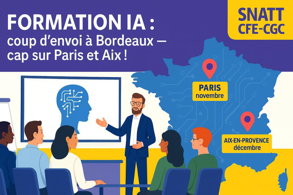 Formation IA : coup d’envoi réussi à Bordeaux, cap sur Paris et Aix ! Formation IA : coup d’envoi réussi à Bordeaux, cap sur Paris et Aix !