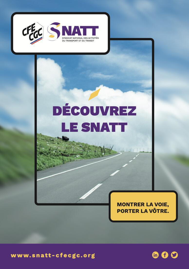 Livret de présentation du SNATT CFE-CGC : nouvelle version disponible Livret de présentation du SNATT CFE-CGC : nouvelle version disponible