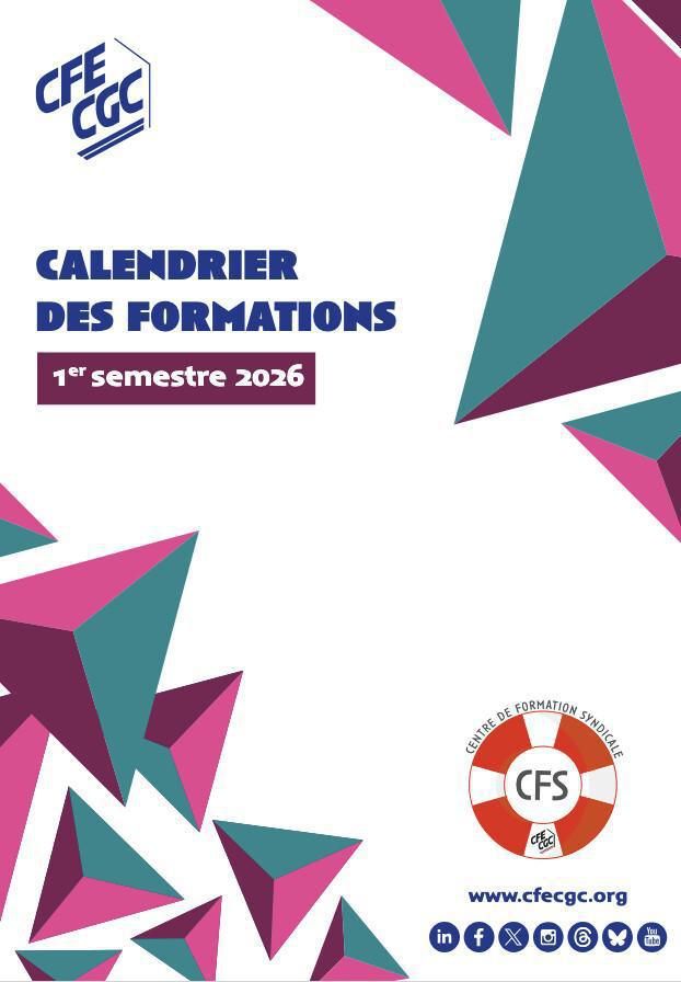 Découvrez le catalogue des formations syndicales du 1er semestre 2026 Découvrez le catalogue des formations syndicales du 1er semestre 2026