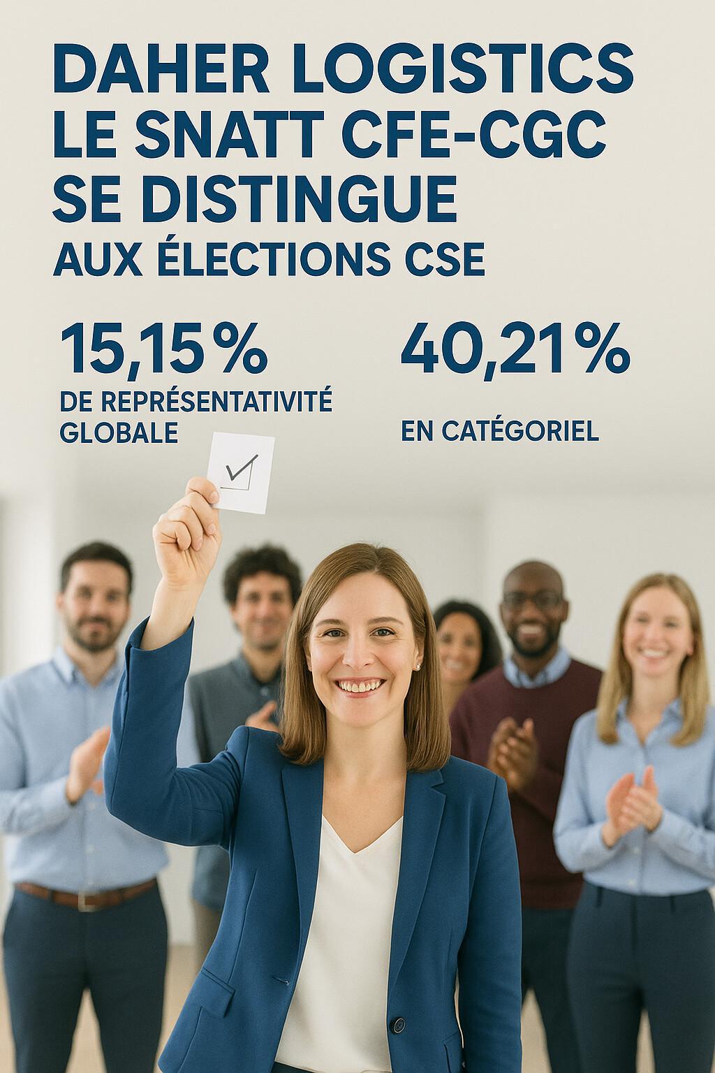 Daher Logistics : le SNATT CFE-CGC se distingue aux élections CSE Daher Logistics : le SNATT CFE-CGC se distingue aux élections CSE