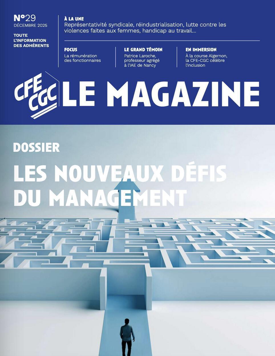 Magazine CFE-CGC : le dernier numéro est en ligne