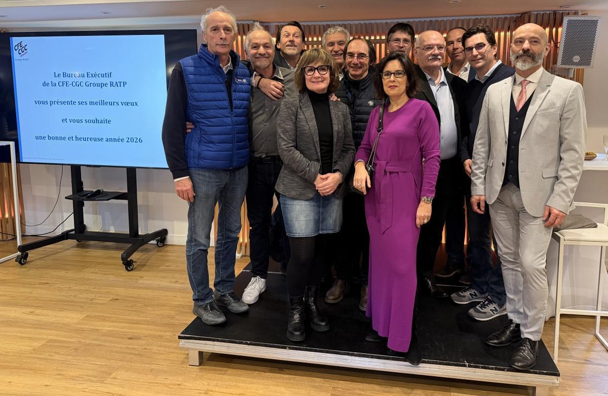 Aux vœux de la CFE-CGC Groupe RATP : échanges et convivialité Aux vœux de la CFE-CGC Groupe RATP : échanges et convivialité