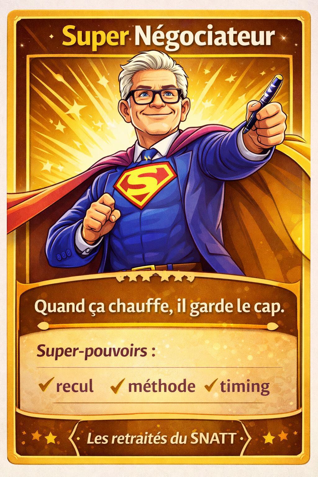 Les retraités du SNATT : des super-pouvoirs au service du collectif