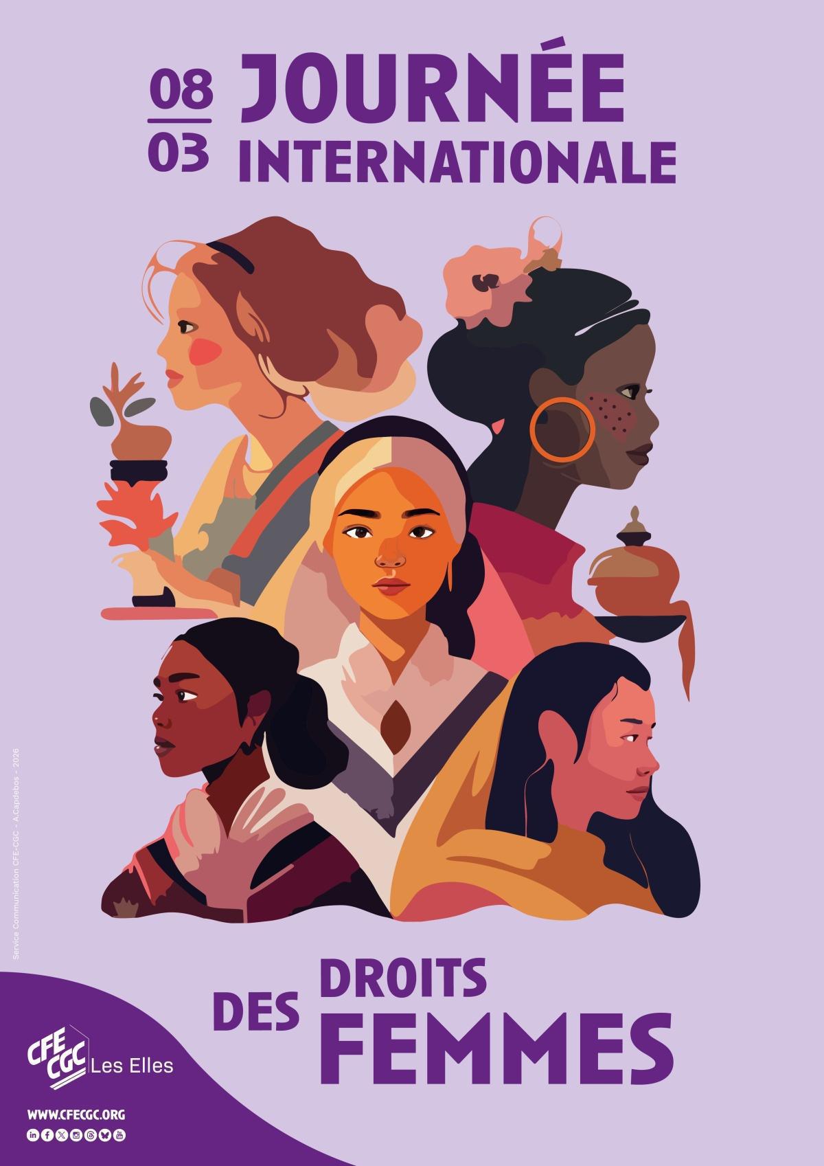 8 mars – Journée internationale des droits des femmes 8 mars – Journée internationale des droits des femmes