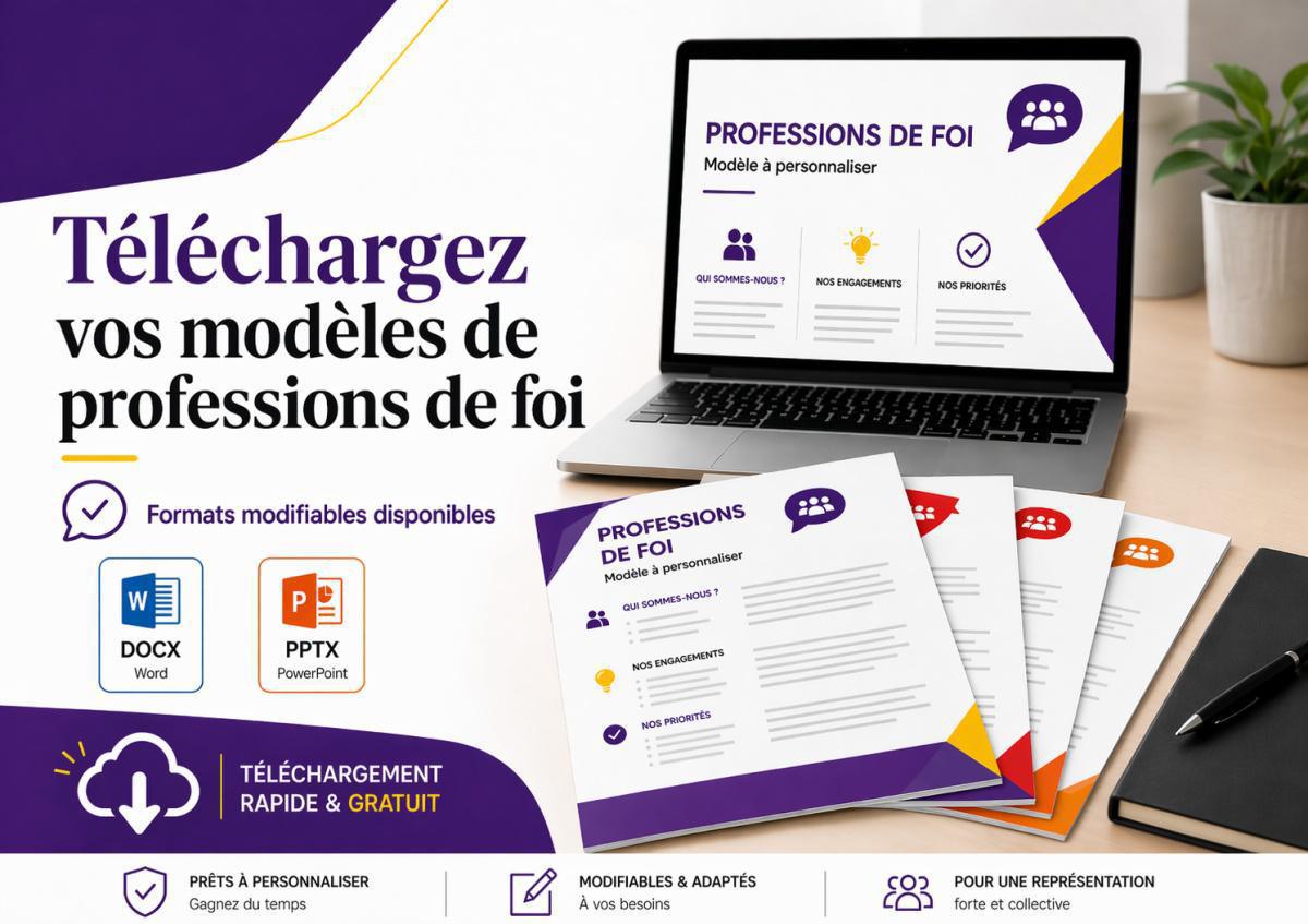 Professions de foi modifiables