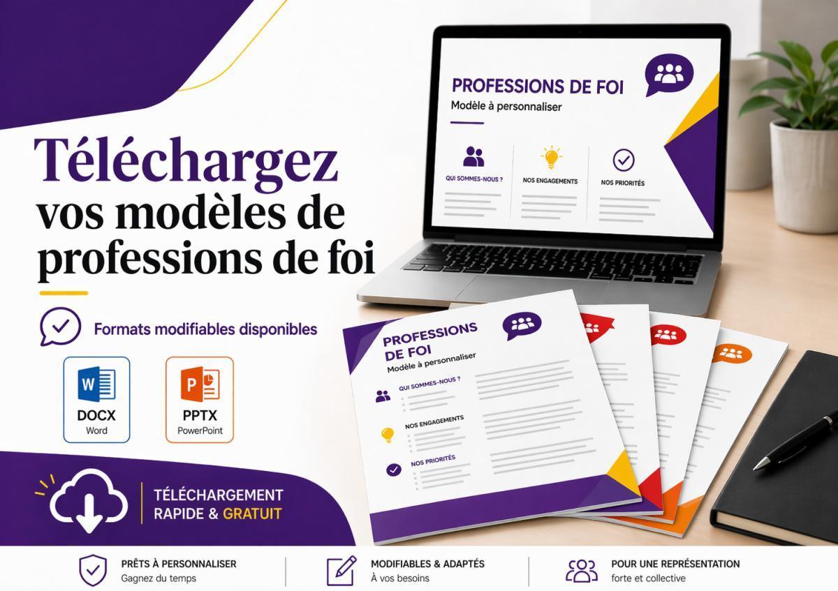 Professions de foi modifiables Professions de foi modifiables