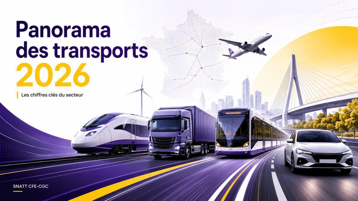 Panorama des transports : les chiffres clés de l’édition 2026