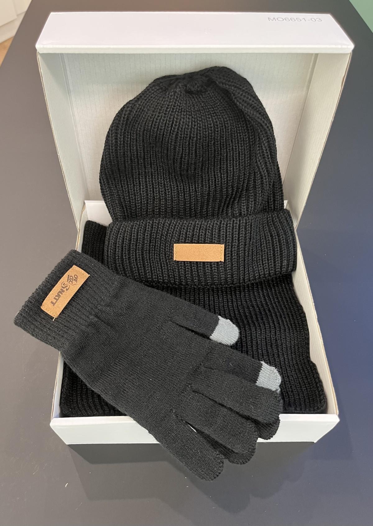 Coffret gants, écharpe et bonnet Coffret gants, écharpe et bonnet