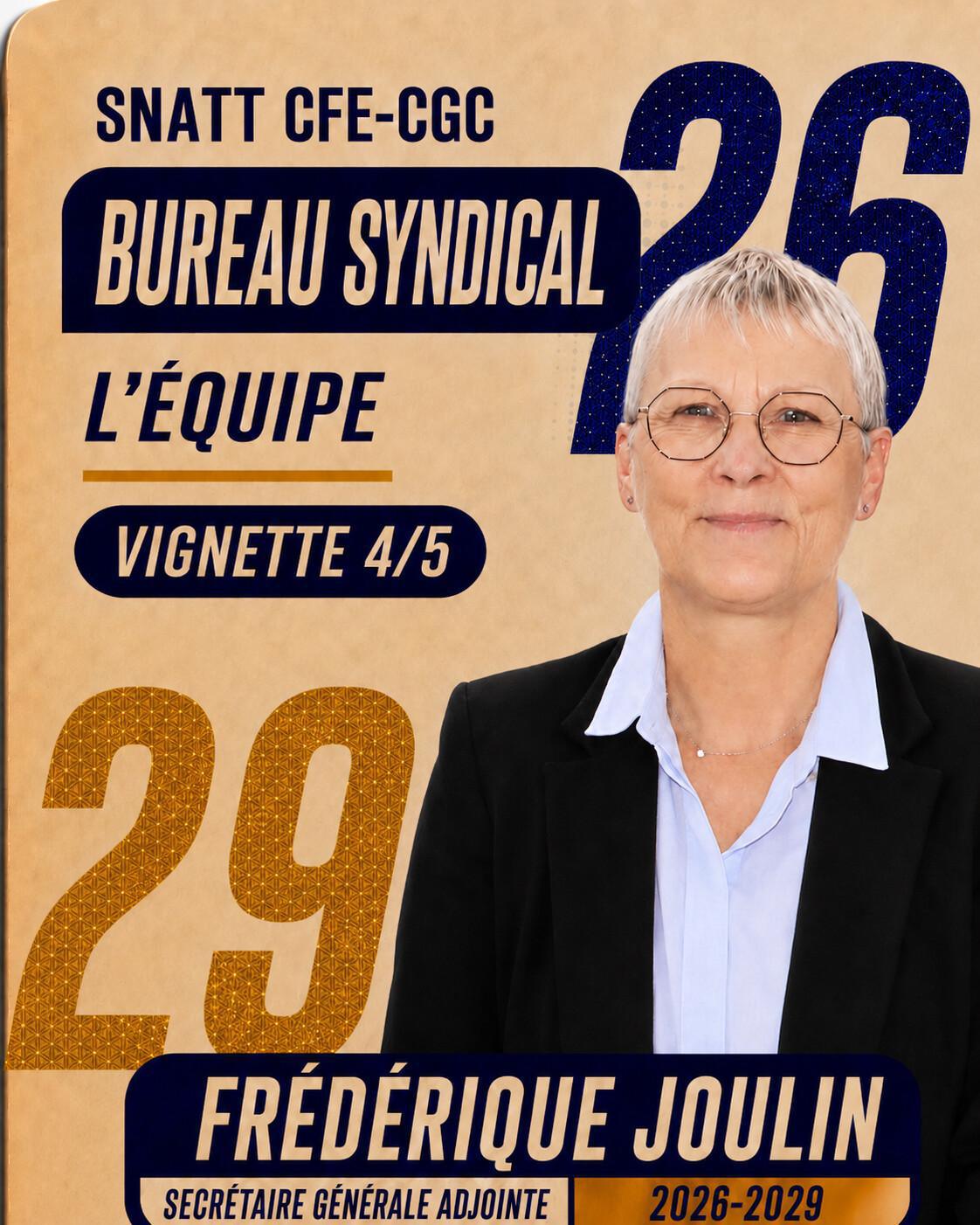 Frédérique Joulin, le relais du collectif Frédérique Joulin, le relais du collectif