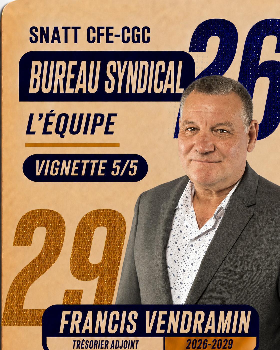 Francis Vendramin, l’appui solide du collectif Francis Vendramin, l’appui solide du collectif