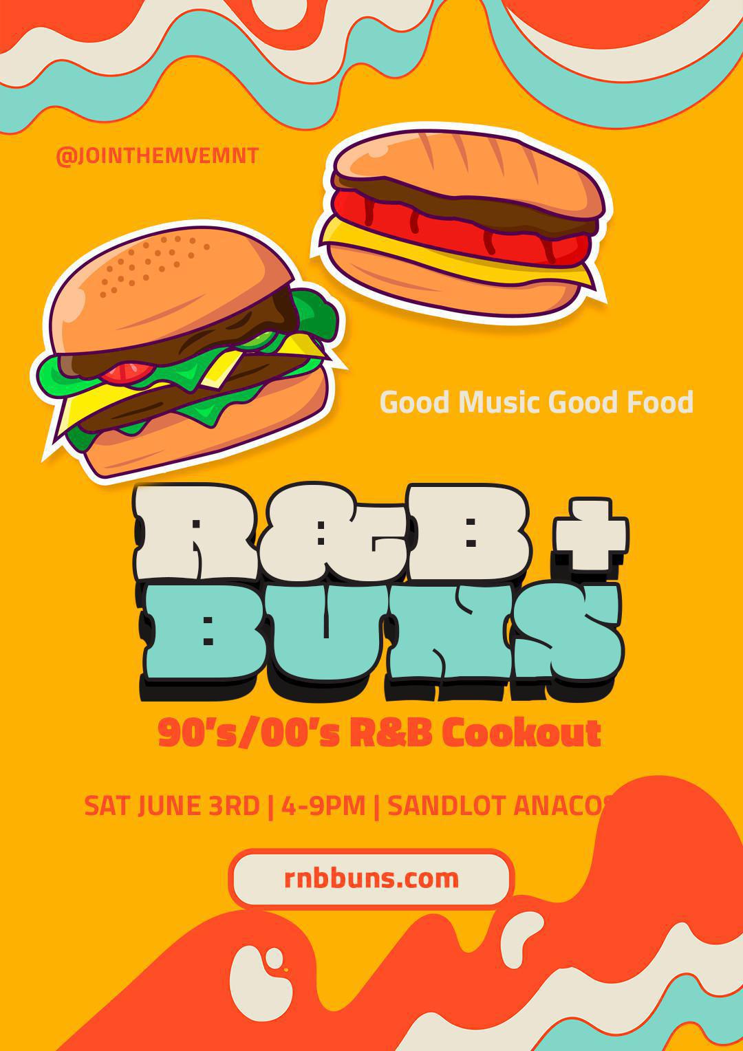 R&B and BUNS - 90s/00s R&B Cookout