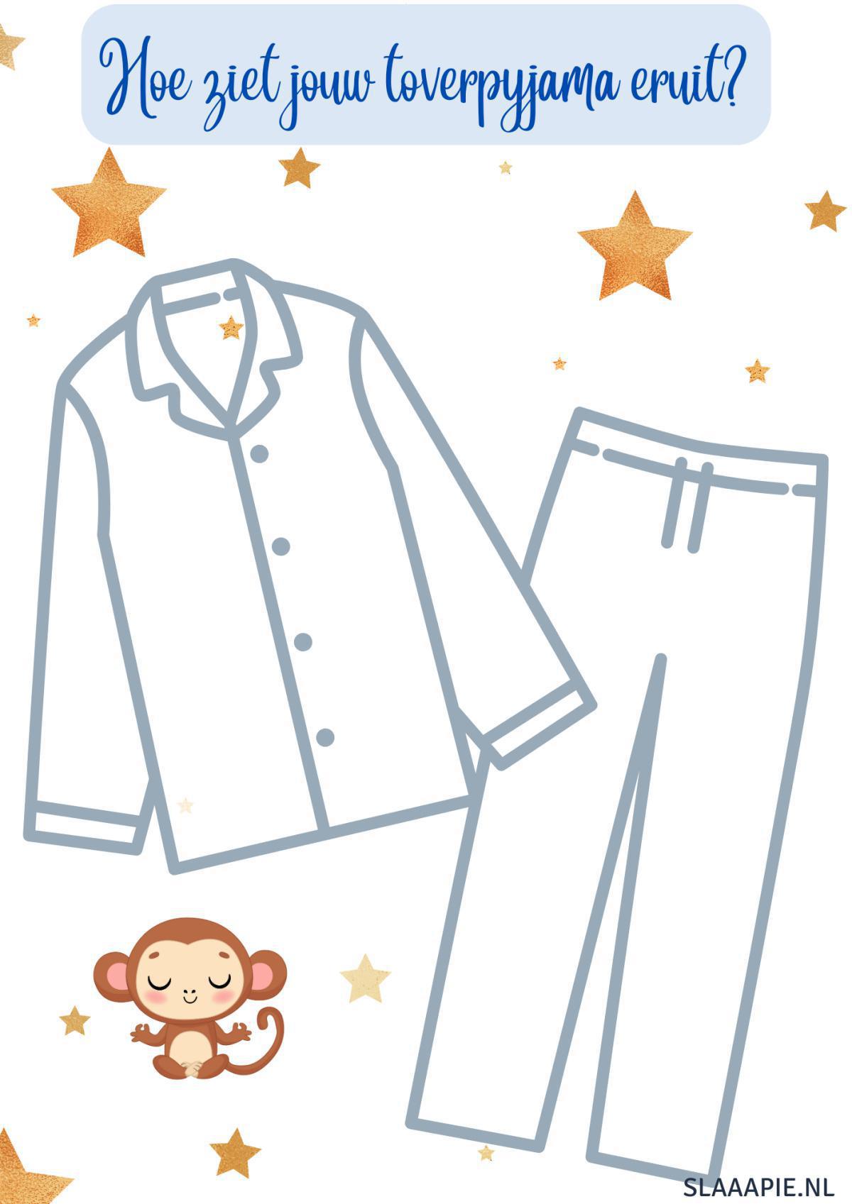 Teken je eigen toverpyjama! Teken je eigen toverpyjama!