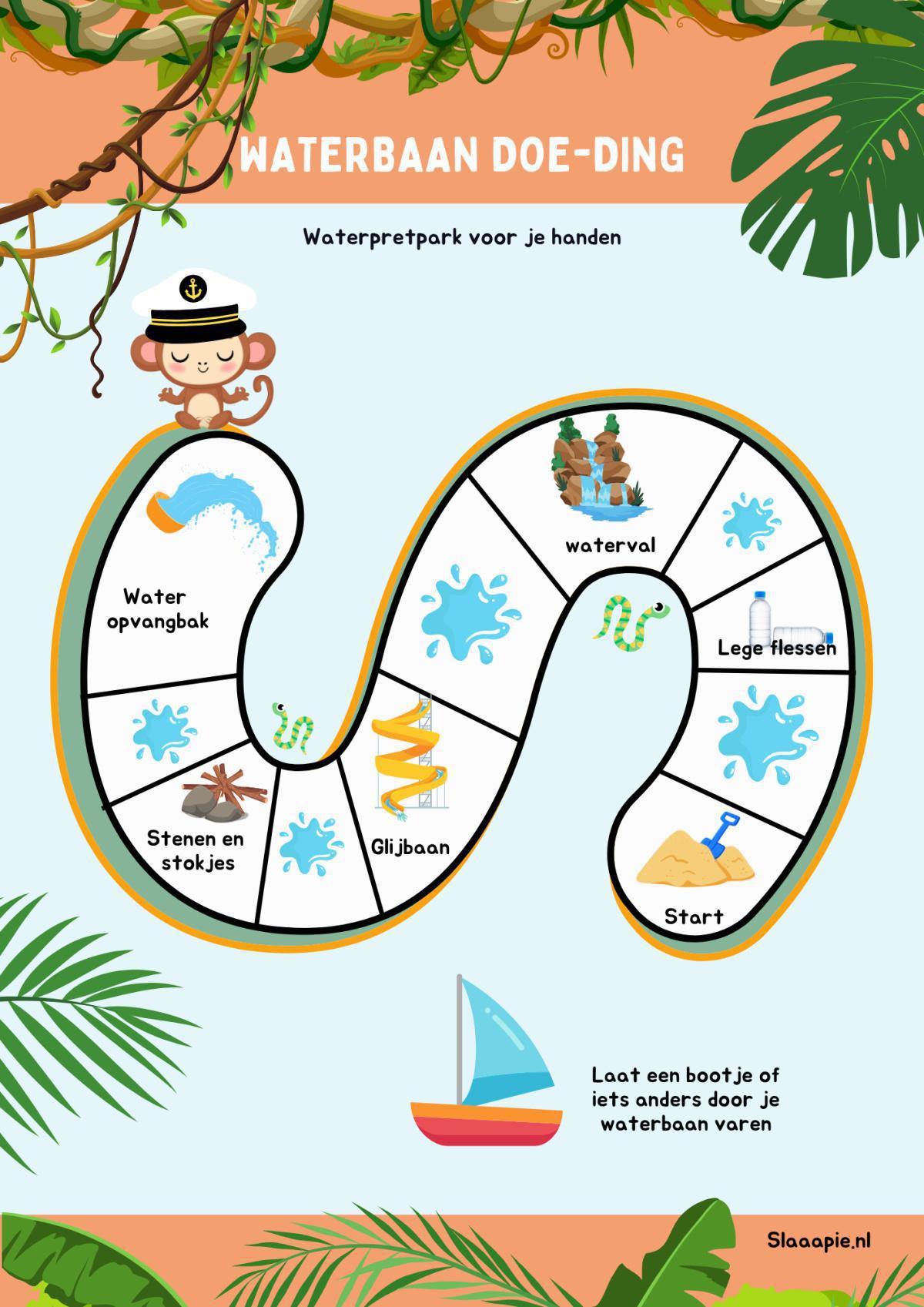 Maak je eigen waterbaan Maak je eigen waterbaan