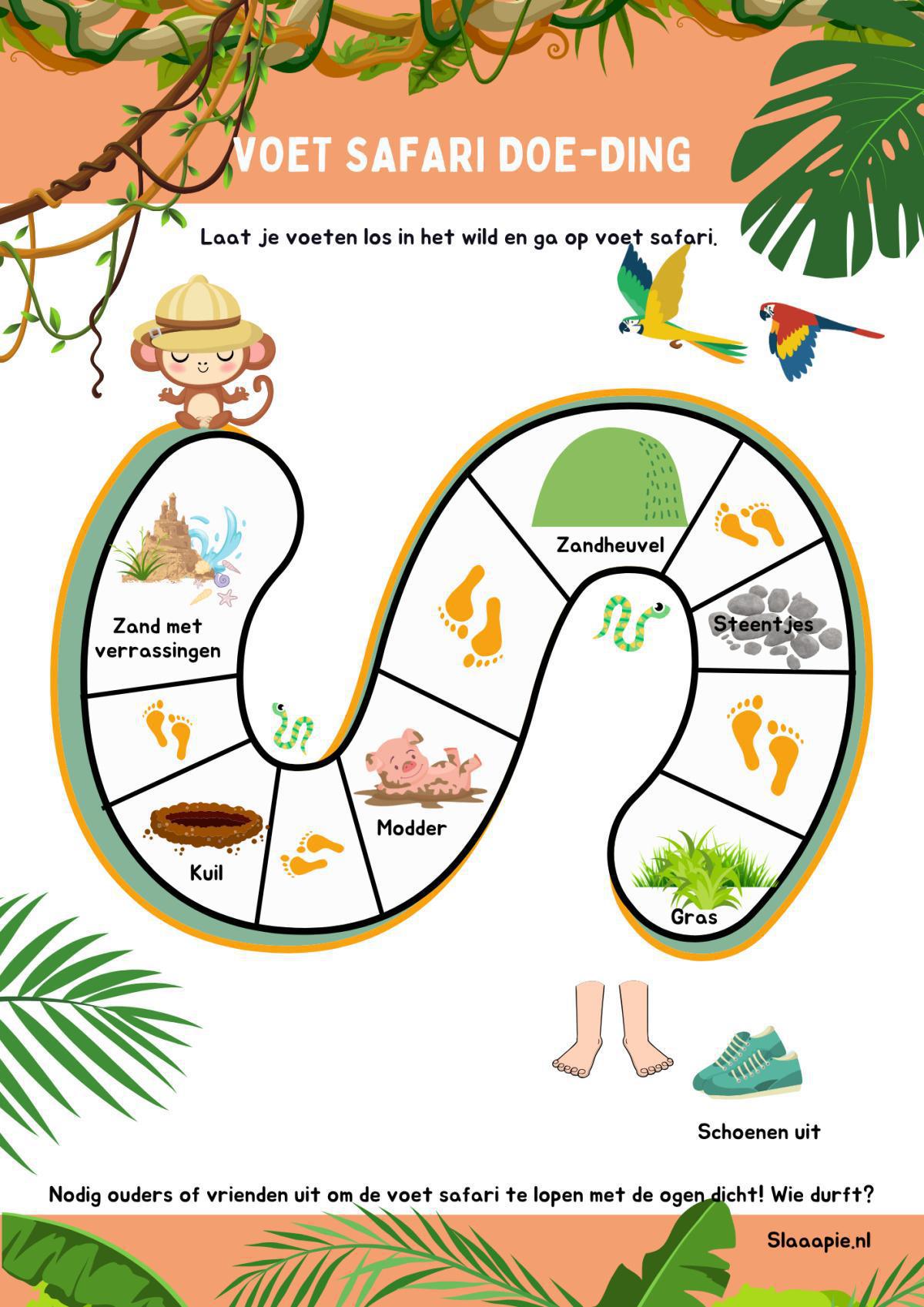 Voet-safari? Wie doet er mee? Voet-safari? Wie doet er mee?