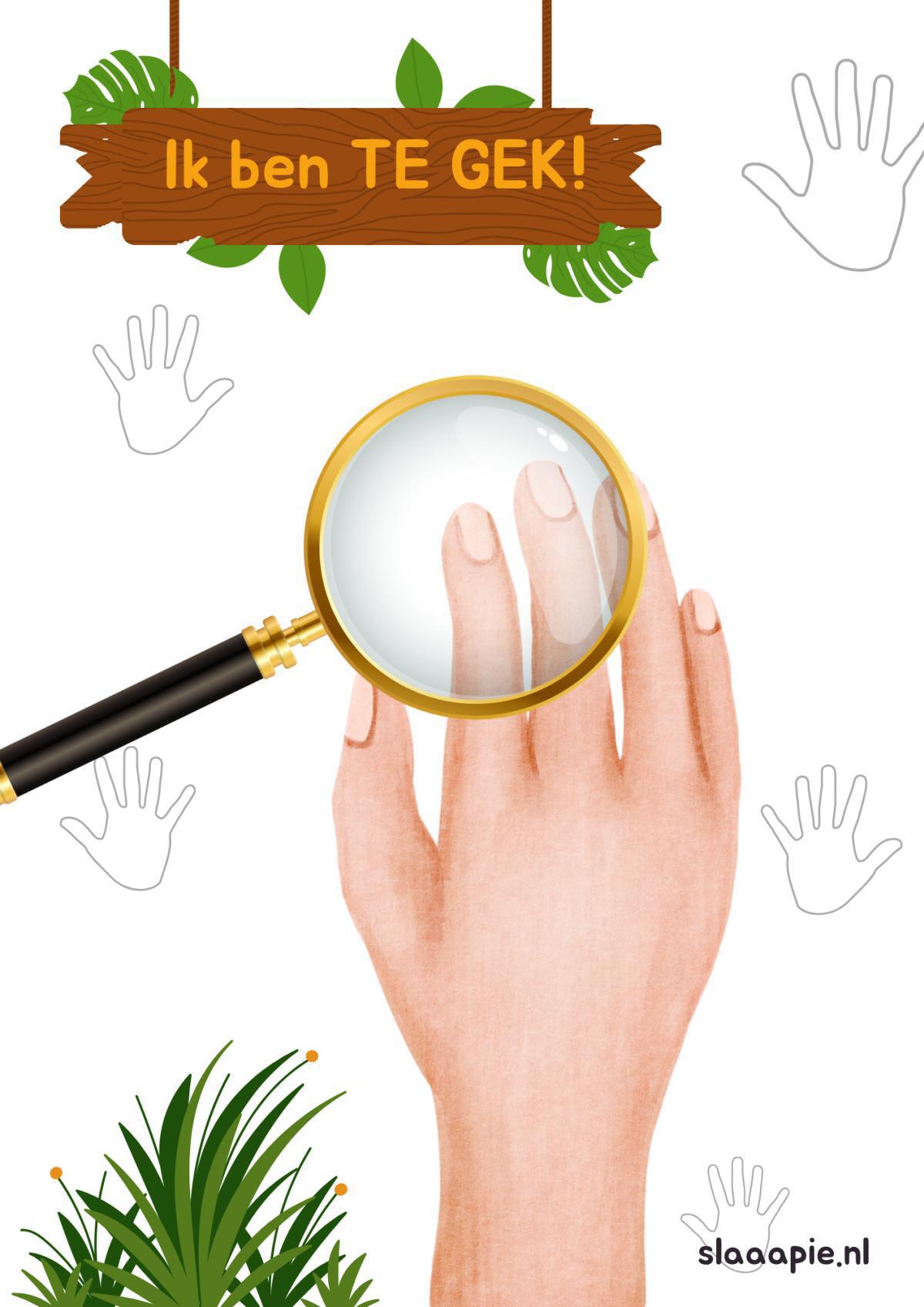 Mijn hand is te gek! - verbinden