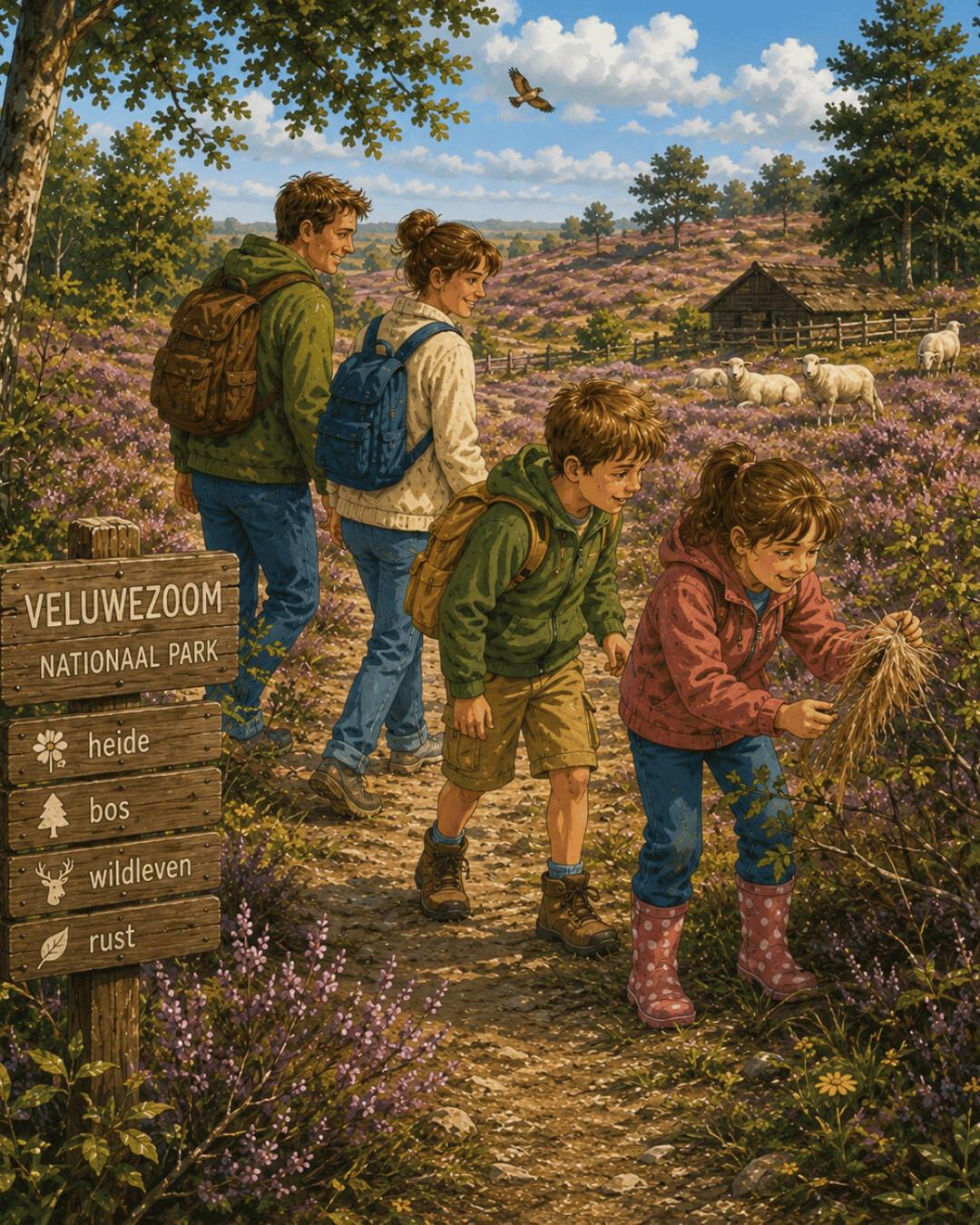3. Veluwezoom - Hertenspoorwandeling