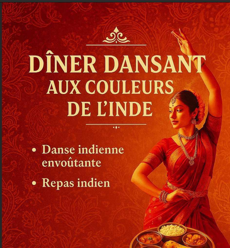 Dîner dansant « aux couleurs de l’Inde »
