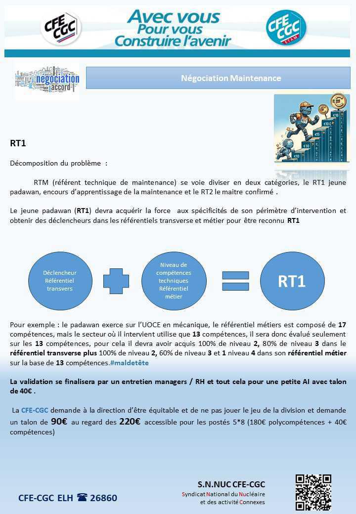 LA HAGUE : NEGOCIATION MAINTENANCE ACTE 3
