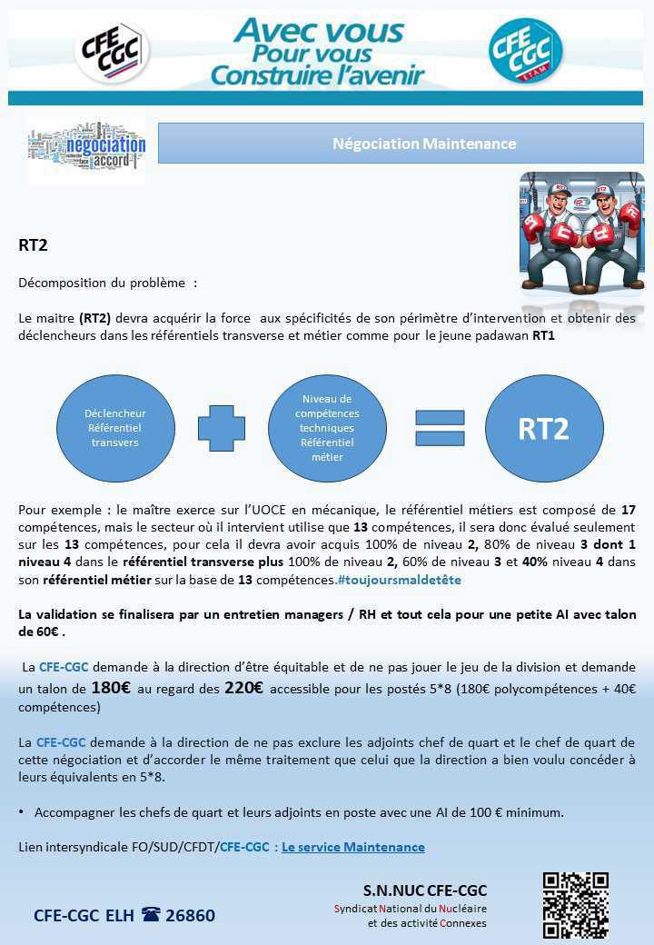 LA HAGUE : NEGOCIATION MAINTENANCE ACTE 3