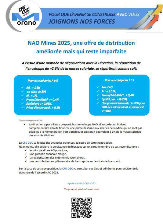 MINING : NAO Mines 2025, une offre de distribution améliorée mais qui reste imparfaite