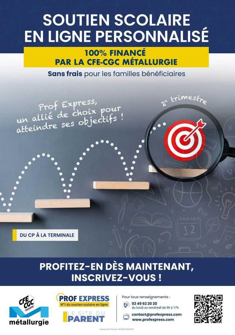 CFE-CGC - Soutien scolaire Prof Express CFE-CGC - Soutien scolaire Prof Express