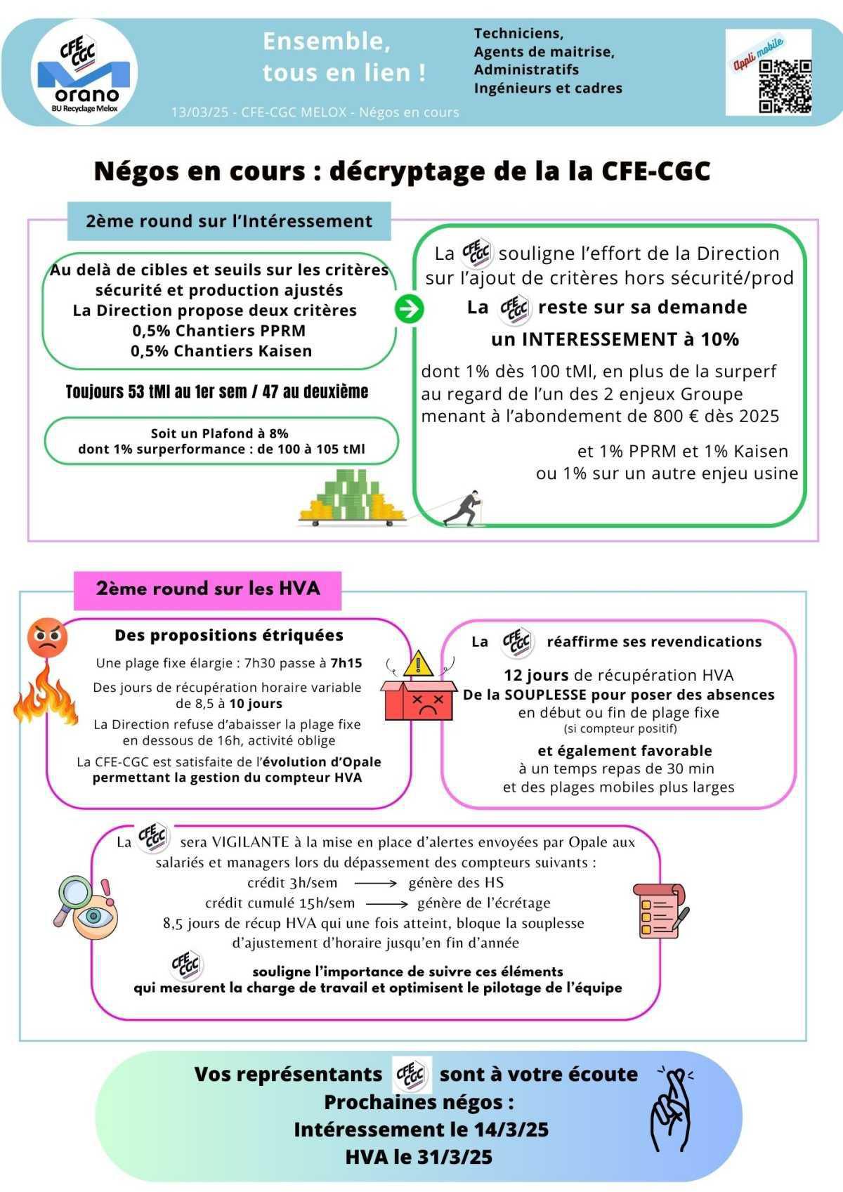 MELOX : La CFE-CGC Melox décrypte les négos en cours