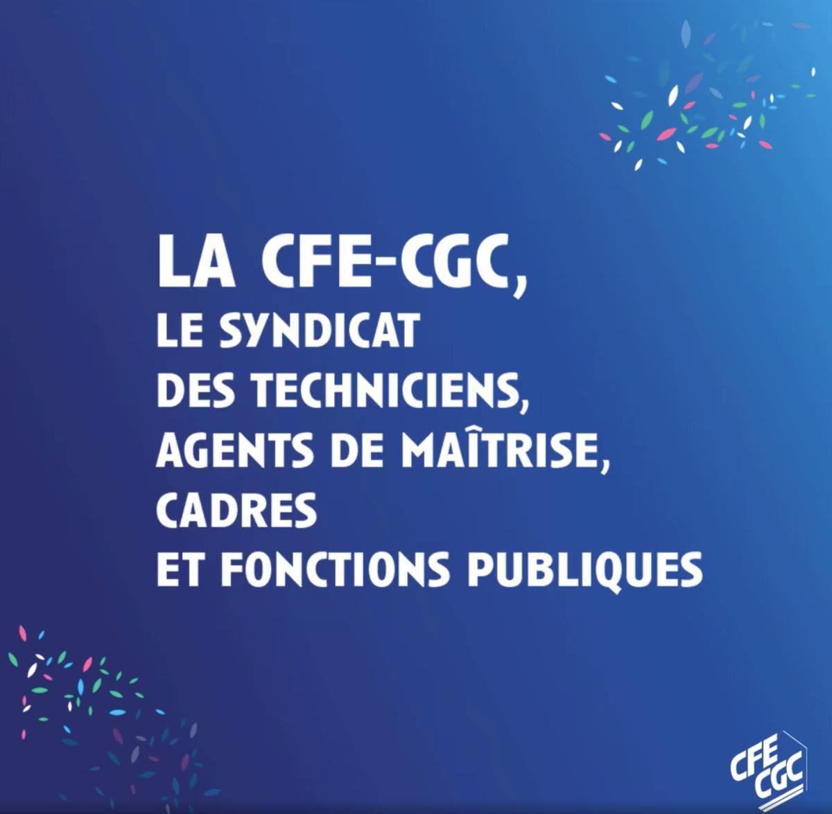 CFE-CGC : La CFE-CGC, c'est le syndicat des cadres, techniciens, agents de maîtrise