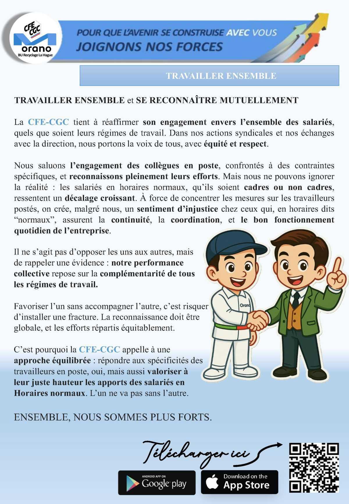 LA HAGUE : Travailler ensemble