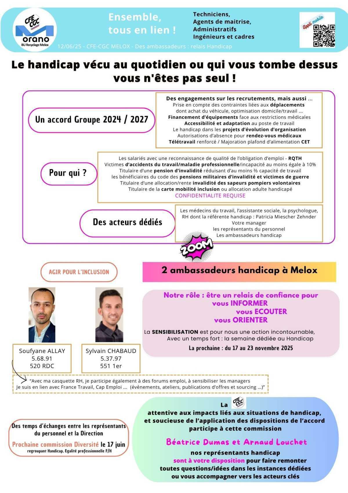 MELOX : Le handicap vécu au quotidien ou qui vous tombe dessus vous n'êtes pas seul