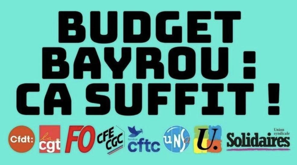 CFE-CGC - 🔴 Budget : les syndicats unis lancent une pétition pour dire STOP !