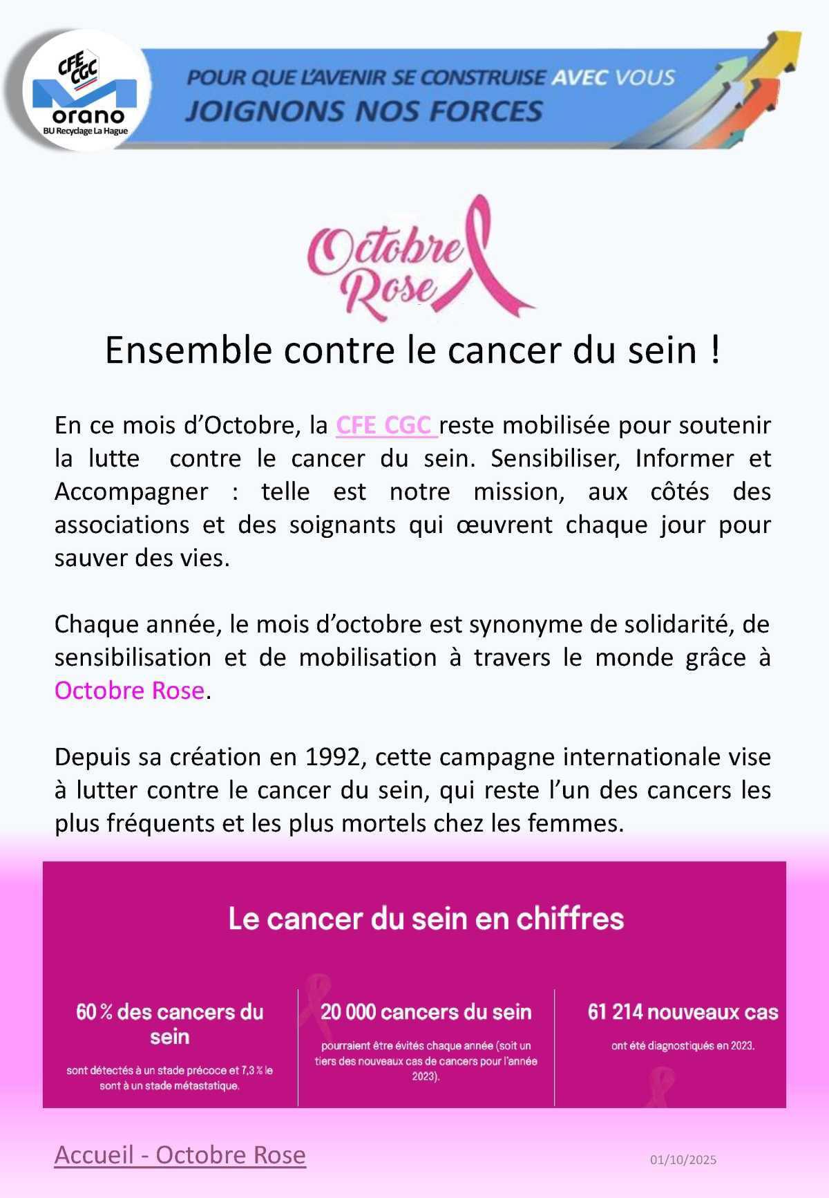 LA HAGUE : OCTOBRE ROSE