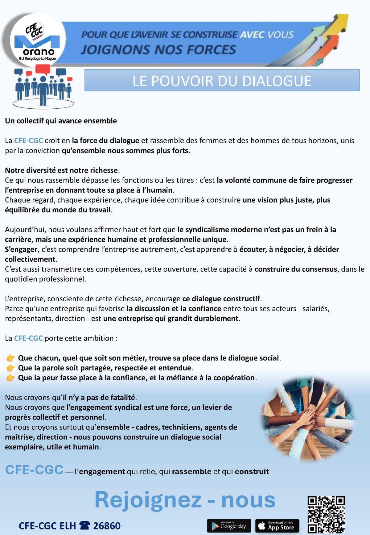 LA HAGUE : LE POUVOIR DU DIALOGUE