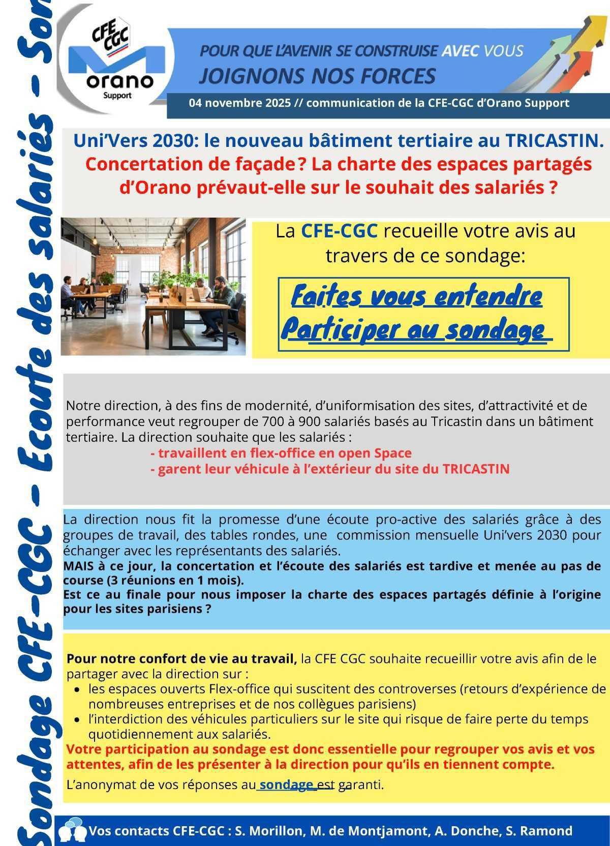 Orano Support : Uni'Vers 2030 le nouveau bâtiment tertiaire du Tricastin