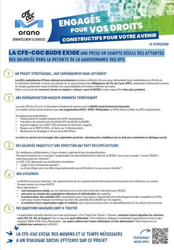 ODS : Impact refonte de la gouvernance des OFC