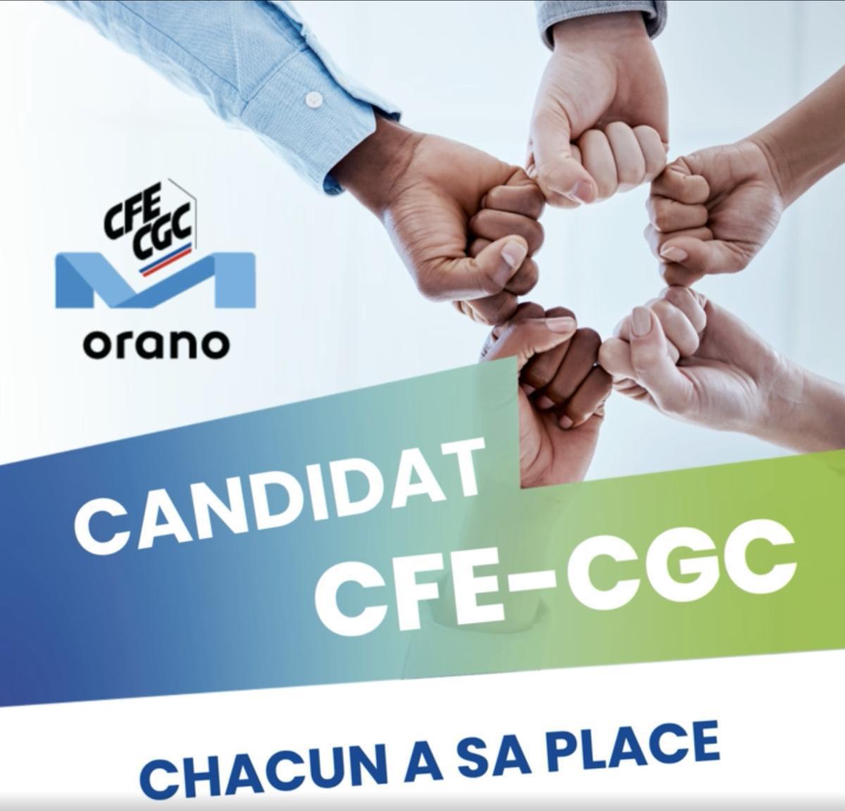 CFE-CGC : Candidat, chacun sa place