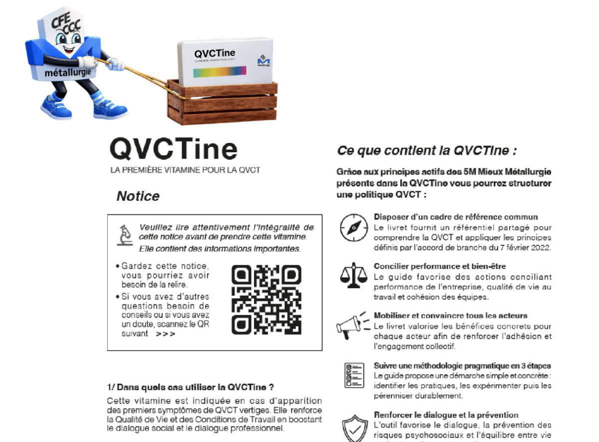 CFE-CGC : 🍬 La semaine de la QVCT nous concerne TOUS !