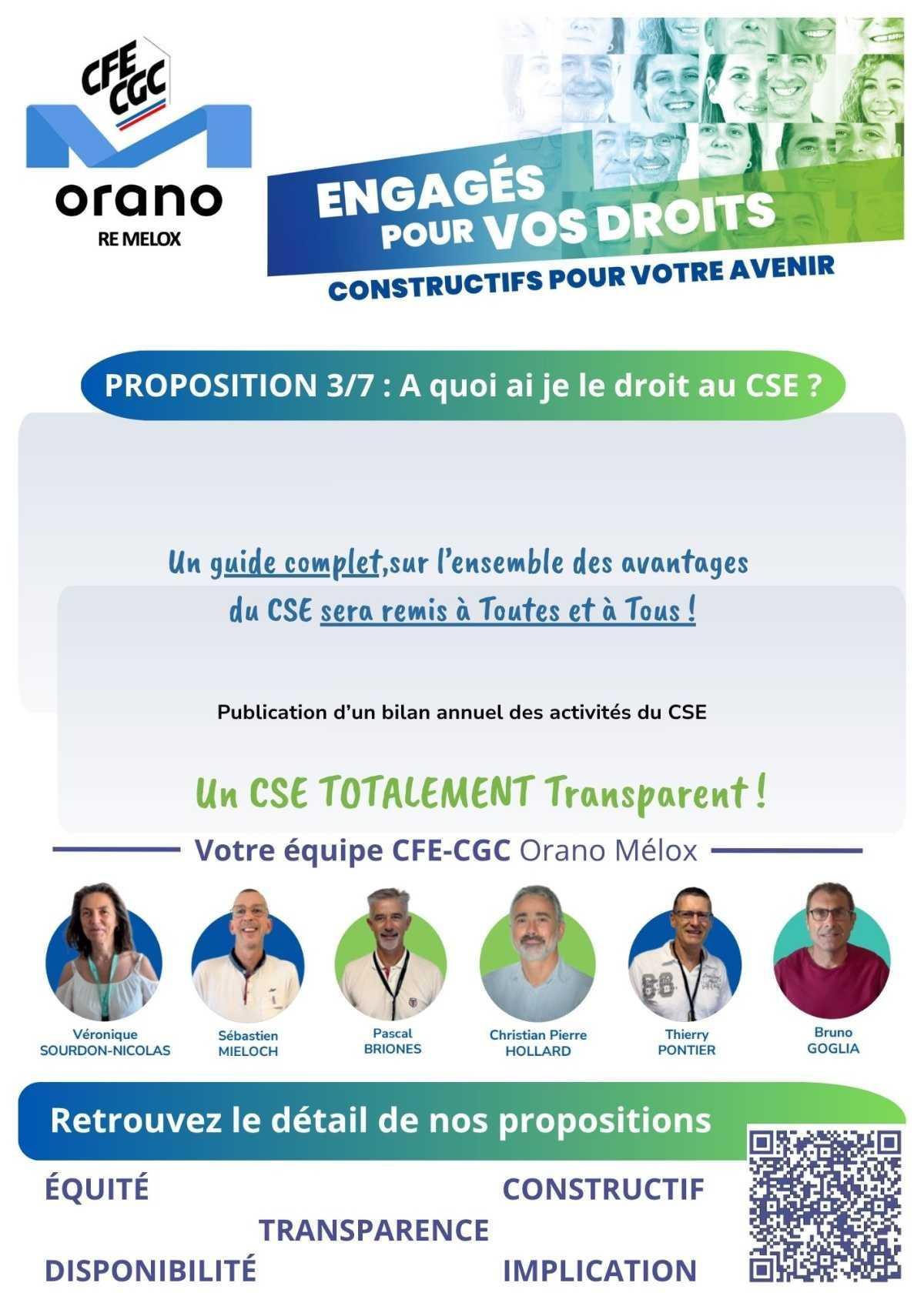 MELOX : 🗳️ Elections CSE MELOX 2026 : 3ième propositions CFE-CGC MELOX : 🗳️ Elections CSE MELOX 2026 : 3ième propositions CFE-CGC