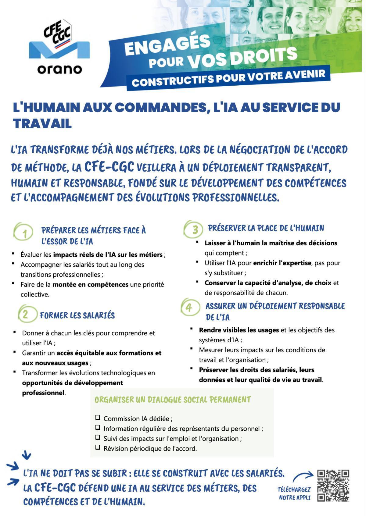 Orano : L'humain aux commandes, l'IA au service du travail
