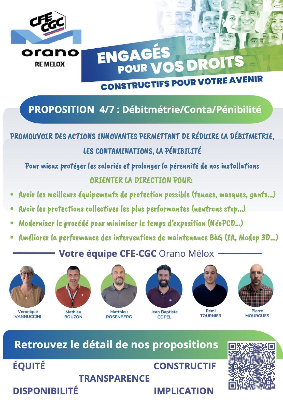 MELOX : 🗳️ Elections CSE MELOX 2026 : 4ième propositions CFE-CGC