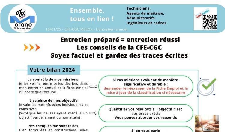 MELOX : Com sur l'entretien annuel