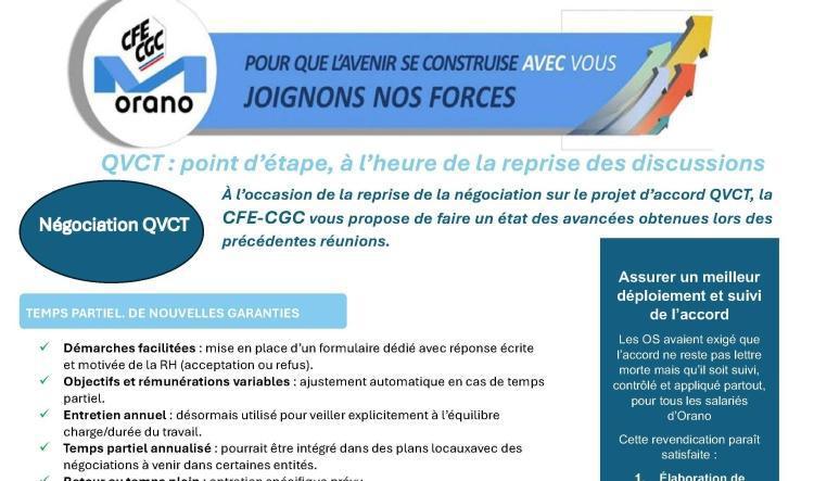 Orano : QVCT : point d’étape, à l’heure de la reprise des discussions