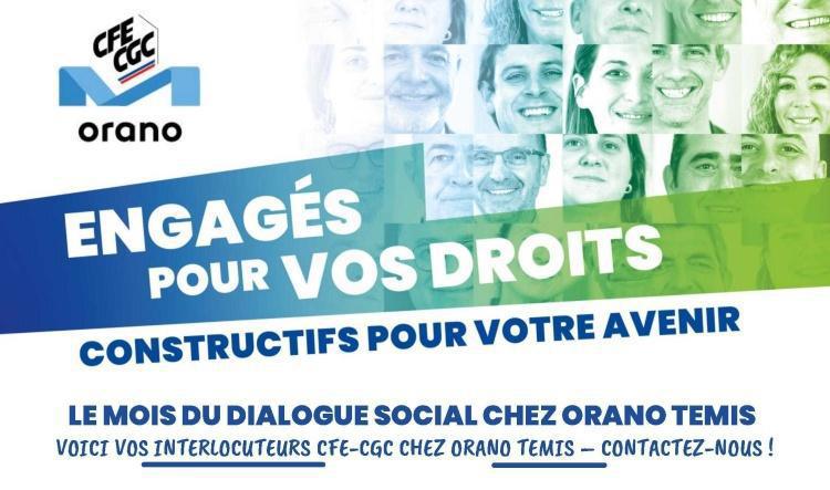 Mois du dialogue social - Les élus CFE-CGC chez Orano Temis