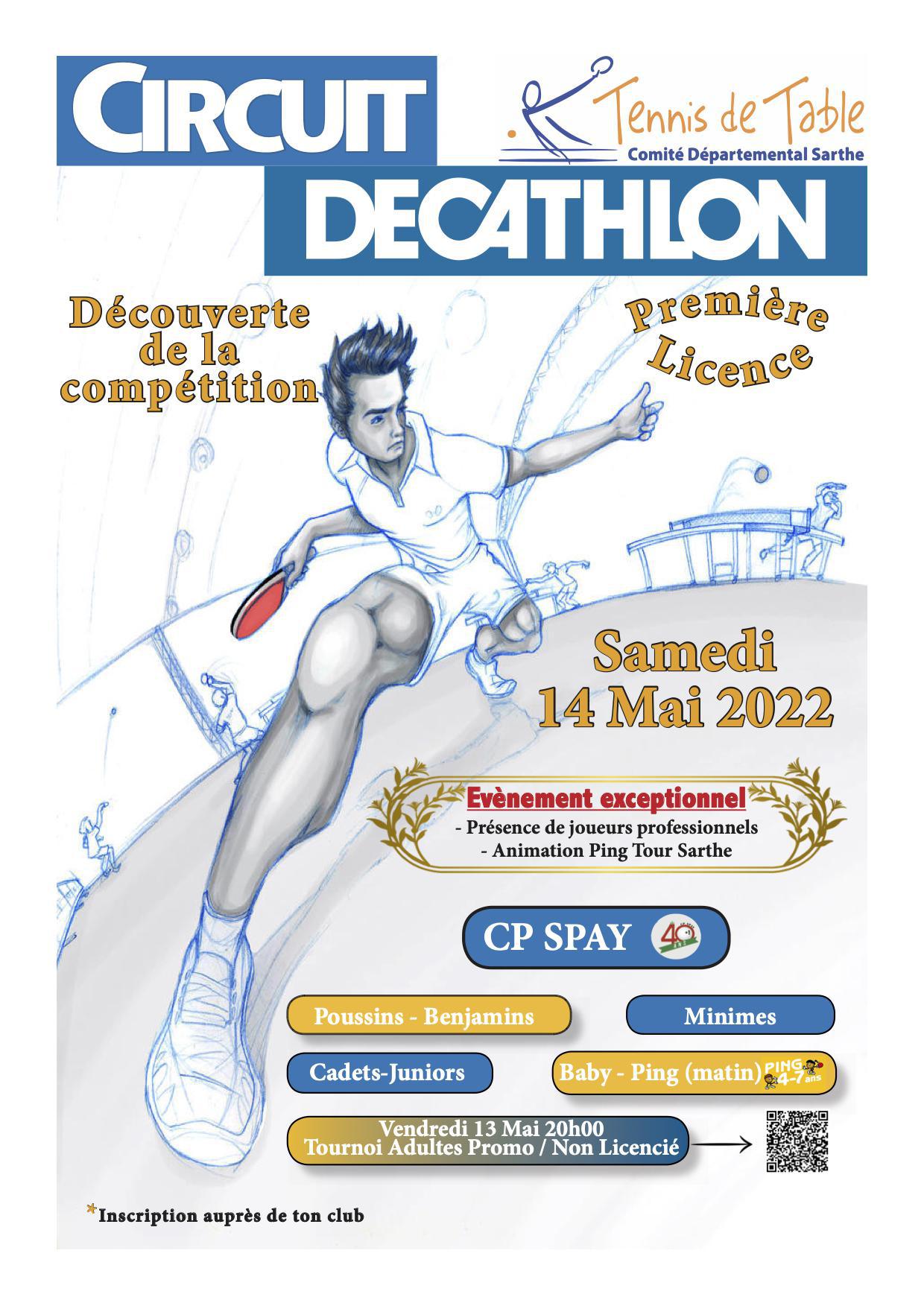CIRCUIT 4ème Tour : Horaire et liste des engagés