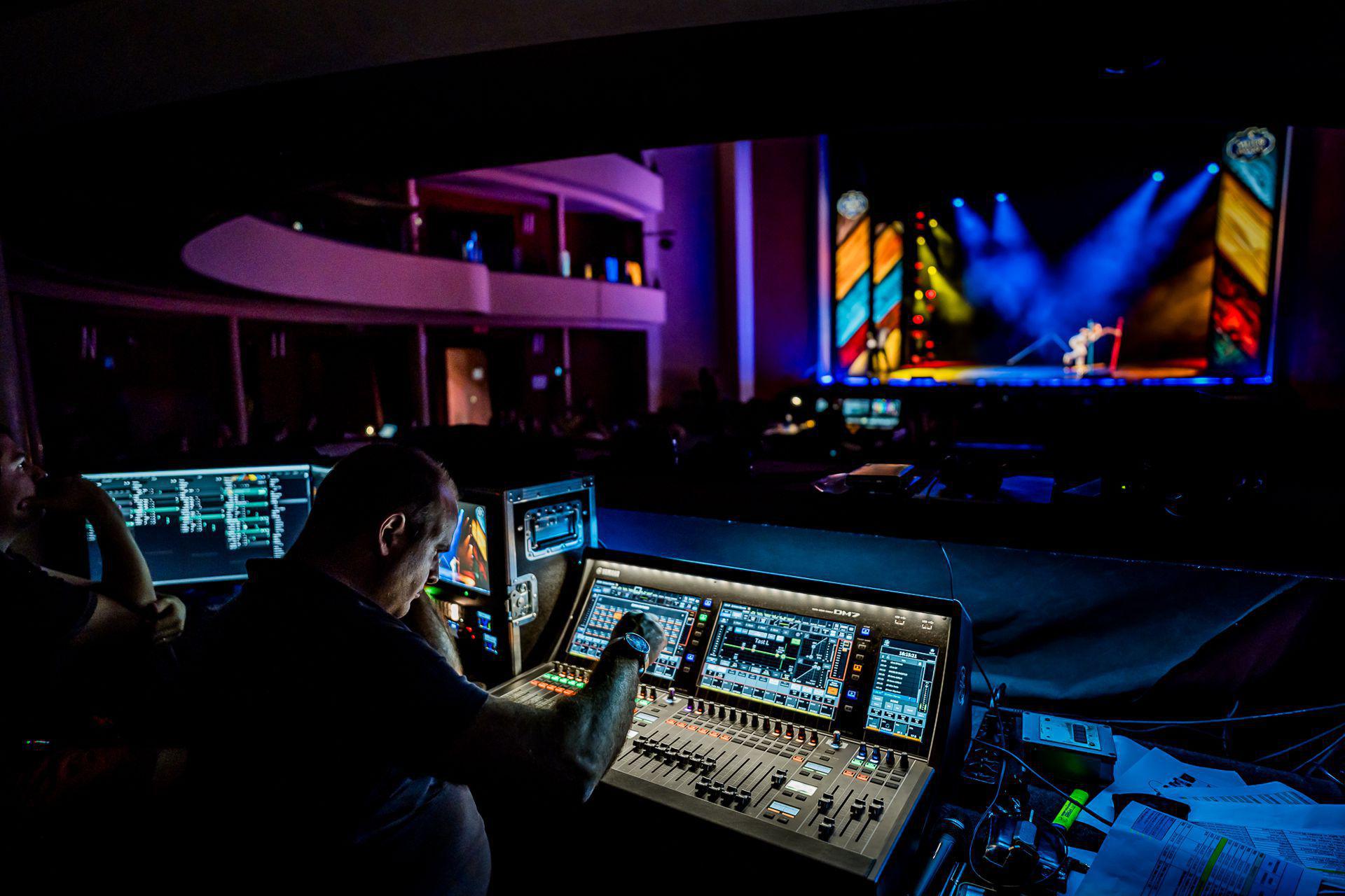 La postazione di regia Photo: Gaby Merz