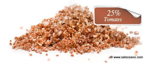 FLOR DE SAL · TOMATE Y AJO